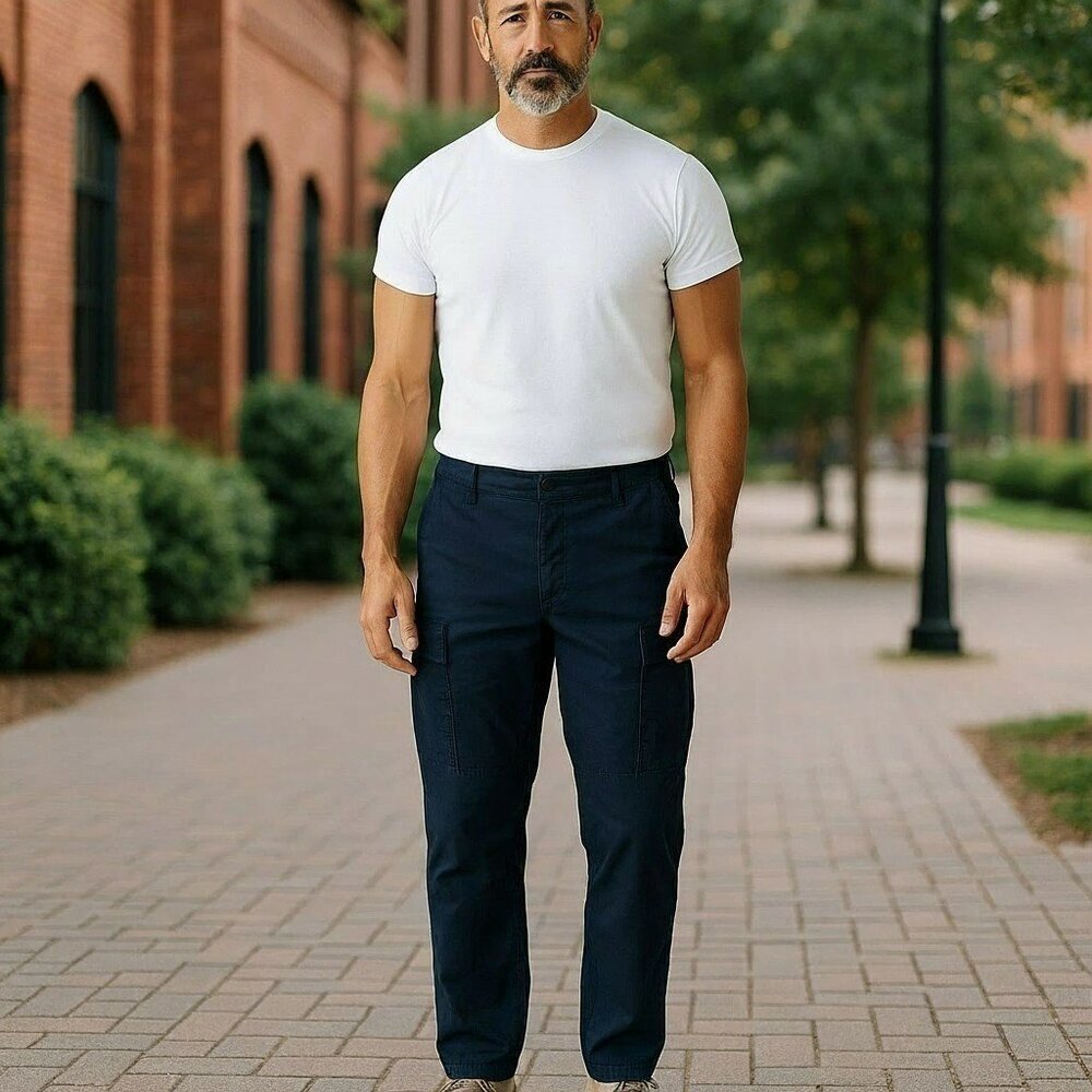 Propper Size XL Regular Navy Tactical Work Cargo Pockets Rip Stop Pants 40x30.5